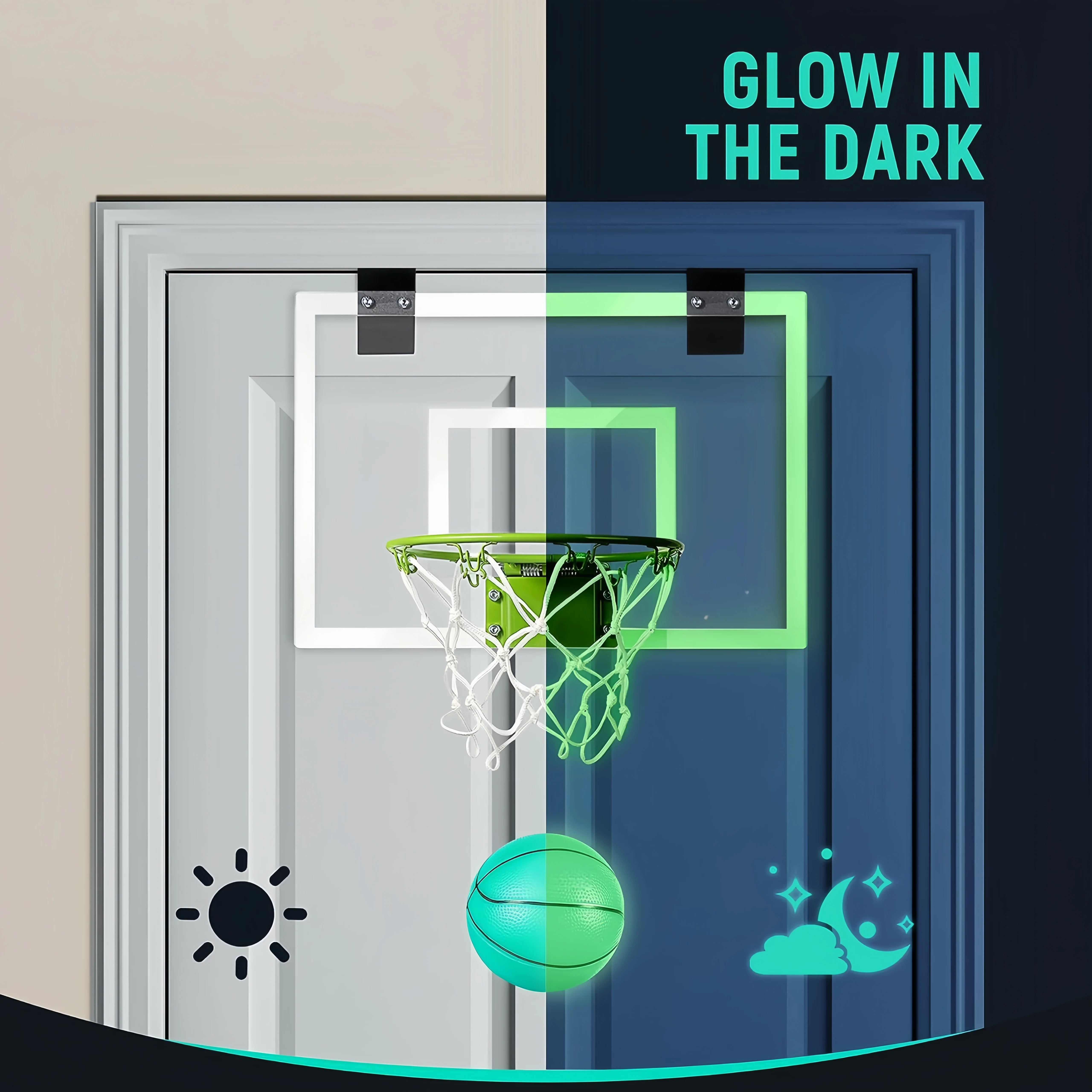 Kid Mini Basketball Hoop Indoor, Electronic Scoreboard & 60-Second Countdown Mode, Sport Toys for Kids & Amusement machine