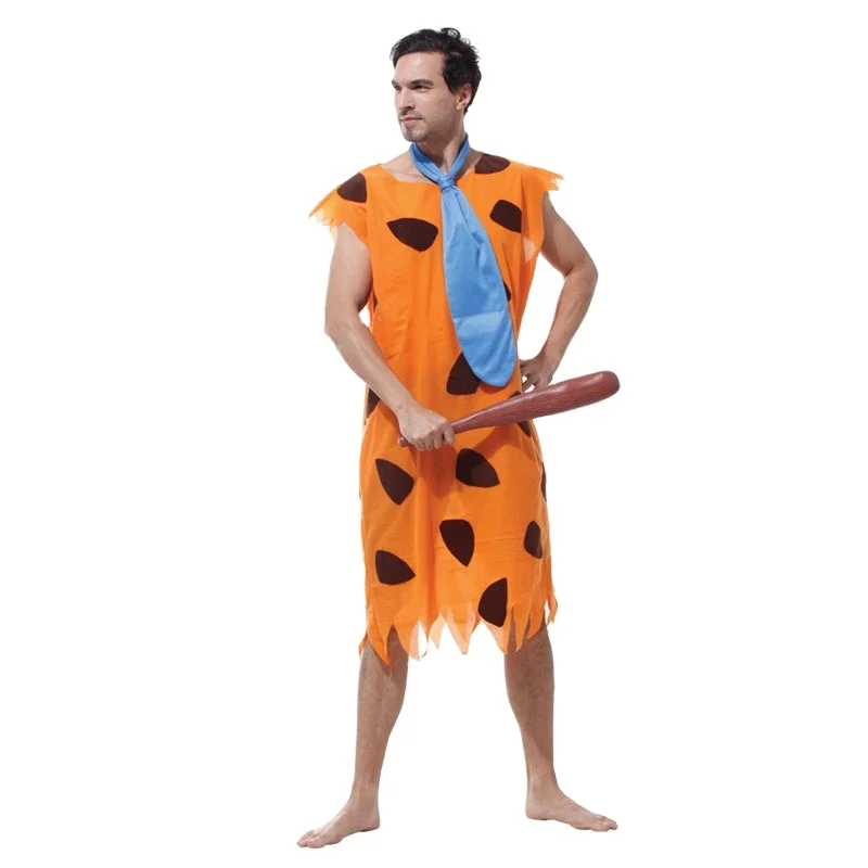 Новый стиль низкая цена одежда для выступлений Flintstone костюм Хэллоуина