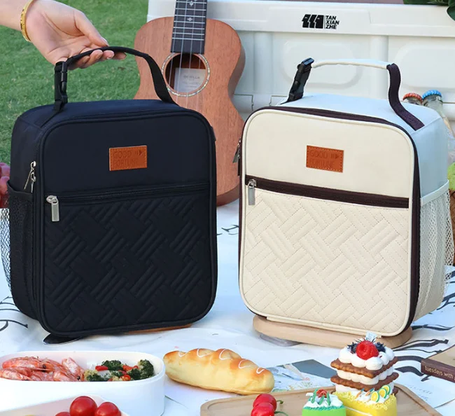 High Capacity Thickened Insulated Lunch Box Bag Cooling Insulated Bag for Picnic Work