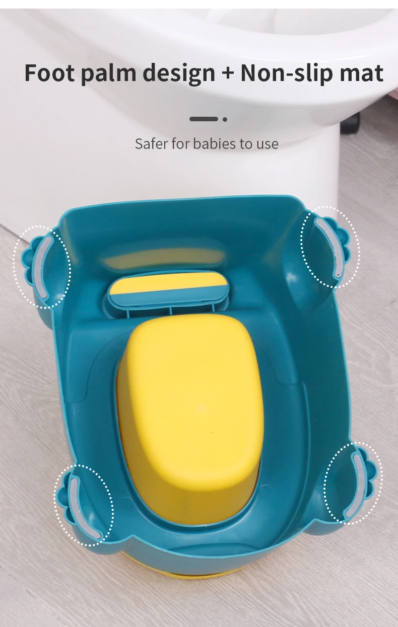 2022 New Home Use Potty Chair Split Structure Toilet Trainer Seat with Lid Children Cartoon Comfortable Pots Child potty trainer