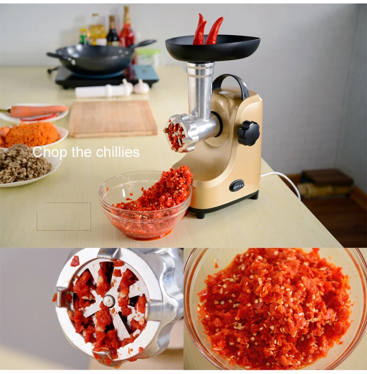 New 2022 electric multifunctional coconut burger meat grinder