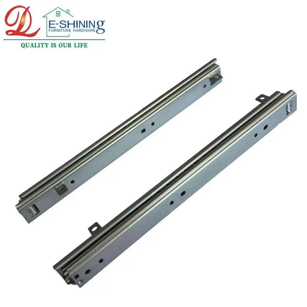 Cabinet Unde rmount Drawer Slides Soft Close Push To Open Telescopic Ball Bearing Slide Rail Light Duty Ball Bearing Slide
