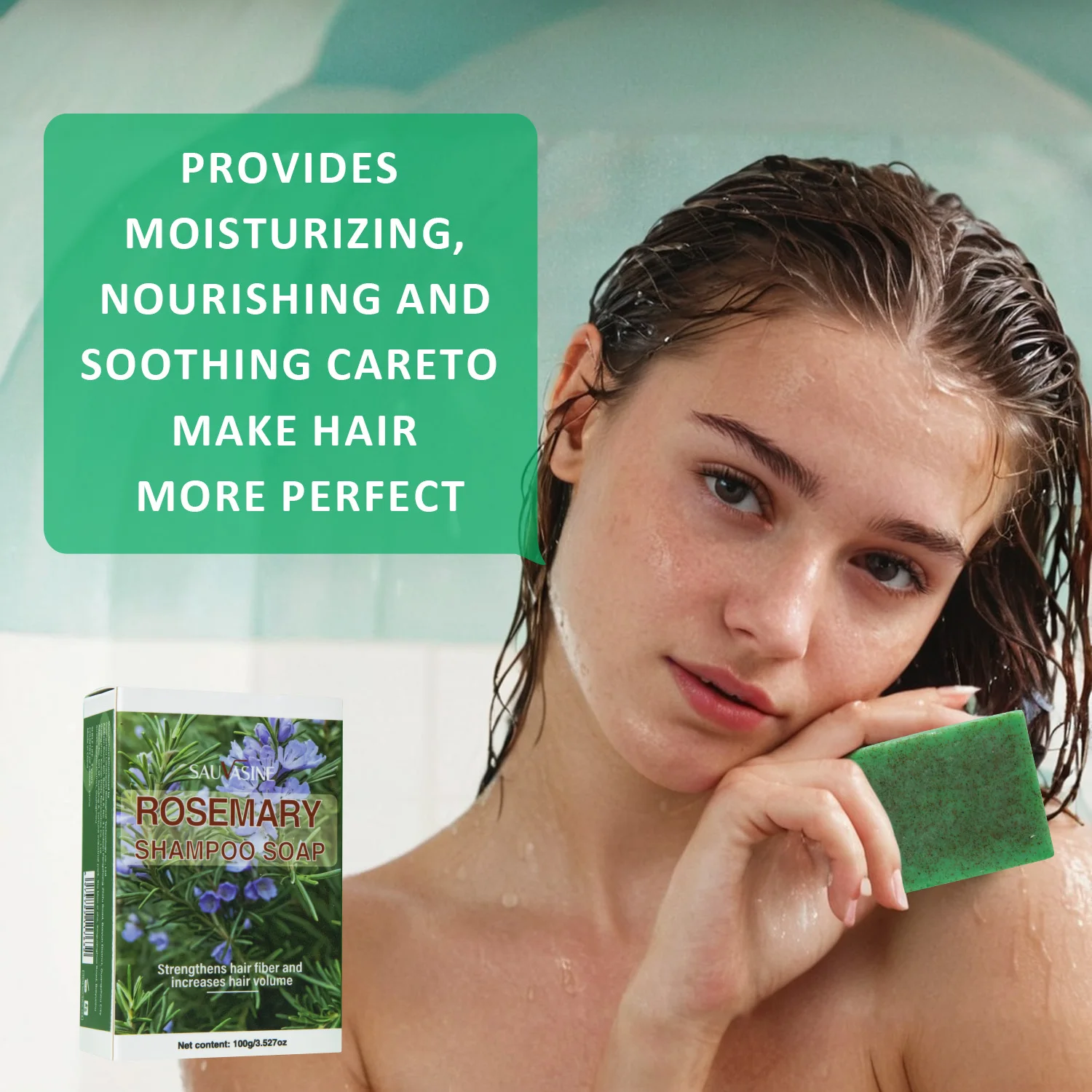 Lanthome Hot-Selling Hot Product Hair Care Soap Moisturizing Moisturizing Rosemary Shampoo 100ML