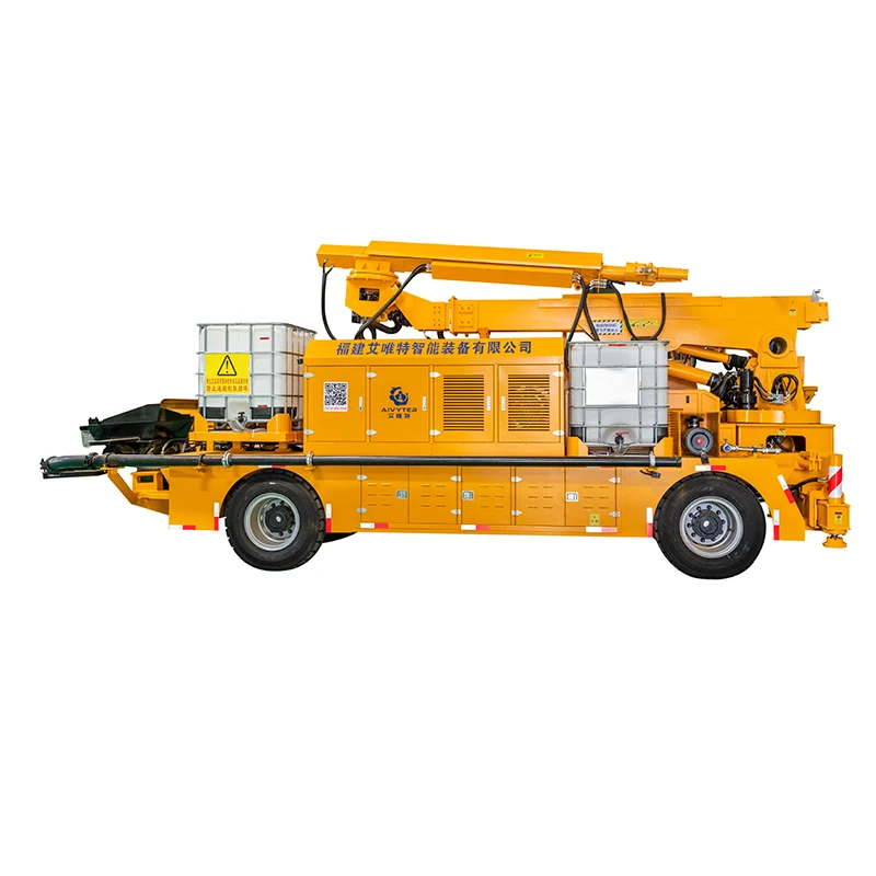 High Efficiency Wet Shotcrete Machine Shotcrete Manipulator Robot with Wireless Control