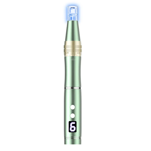 Multifunctional Derma Pen 4 Color LED Photon Therapy 6 Speed Level 0-2mm Dermapen