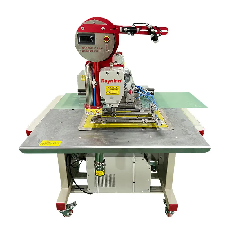 Raynian-3520 industrial fully automatic computer laser cutting machine t shirt automatic bag sewing machine