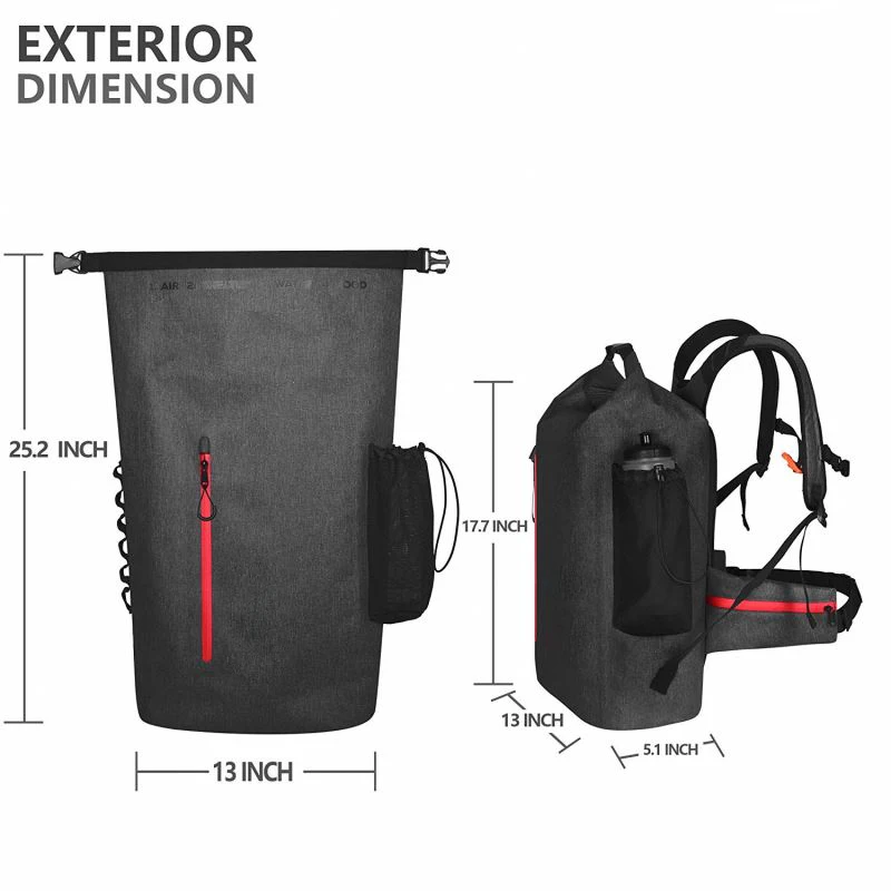 Backpack Roll Top Dry Compression Sack Custom Outdoor Waterproof Duffel Bag Backpack