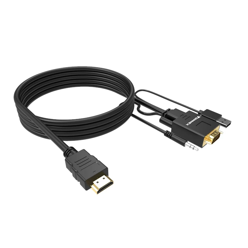 Hot Style VGA to HDMI Converter Adapter VGA-HDMI Cable For Computer and Desktop adapter VGA