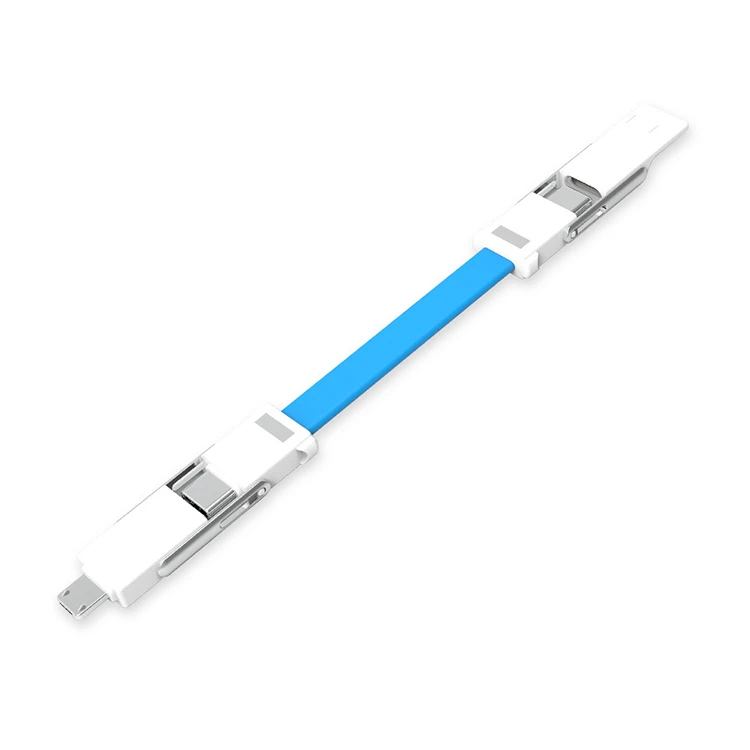 
6 in 1 USB Meganet Cable 14cm Keychain Phone Fast Charger USB Charger Cable USB Cable Phone 