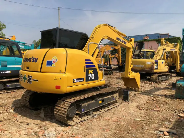 7tons digger  Cheap Price Used KOMATSU PC70-8 Mini Excavator  pc70 pc60 pc50 pc40 Mini Small  Digger Mini Excavators For Sale
