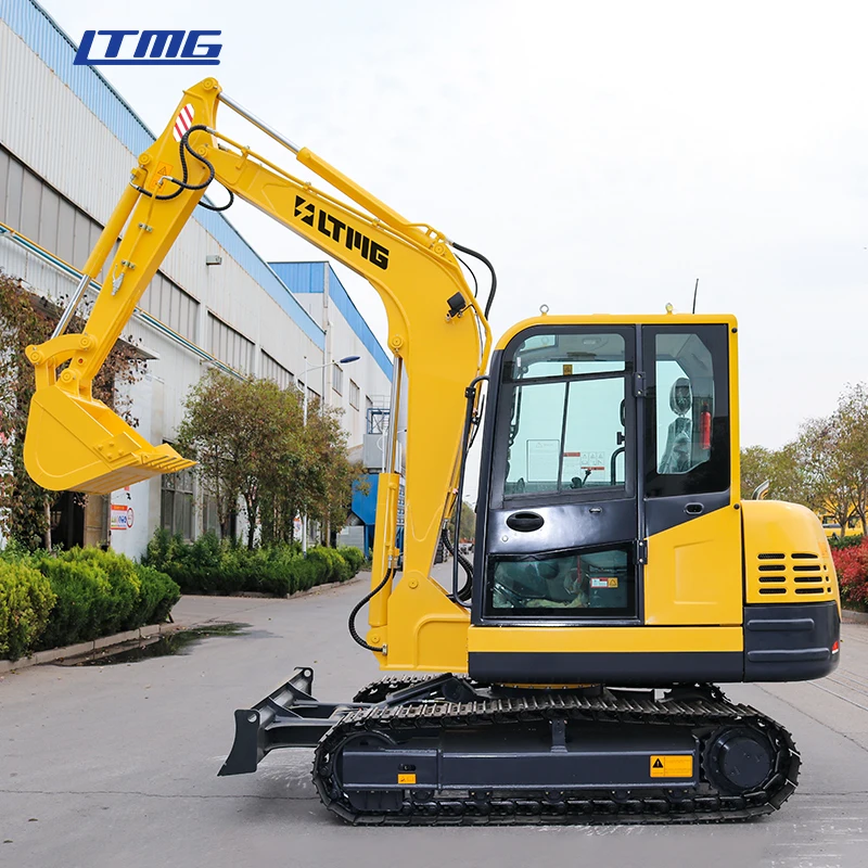 LTMG Hot sale excavatrice joystick control mini digger 6ton 8ton crawler excavator with air conditioner cabin
