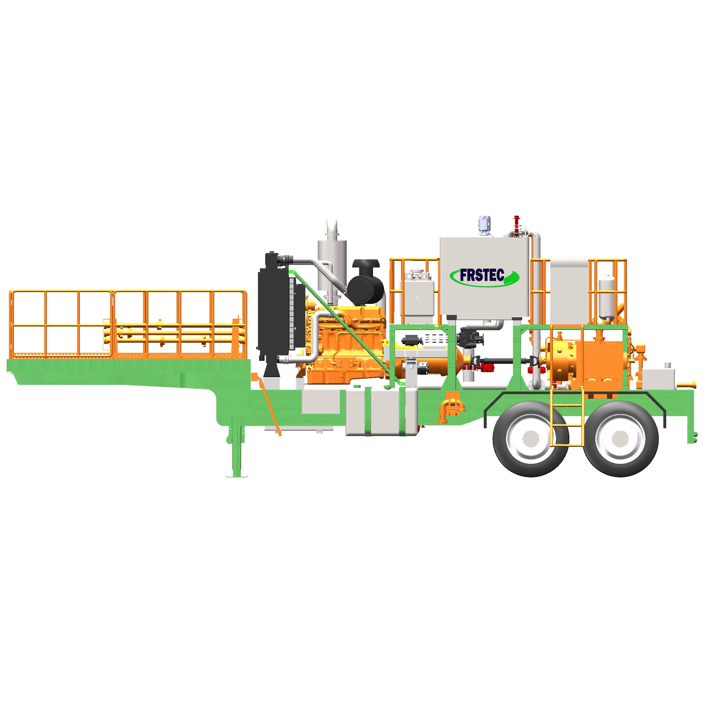 2024 hot sale product oilfield using FRSTEC brand tracer injection stimulation plunger pump Trailer/Skid/Truck with low price