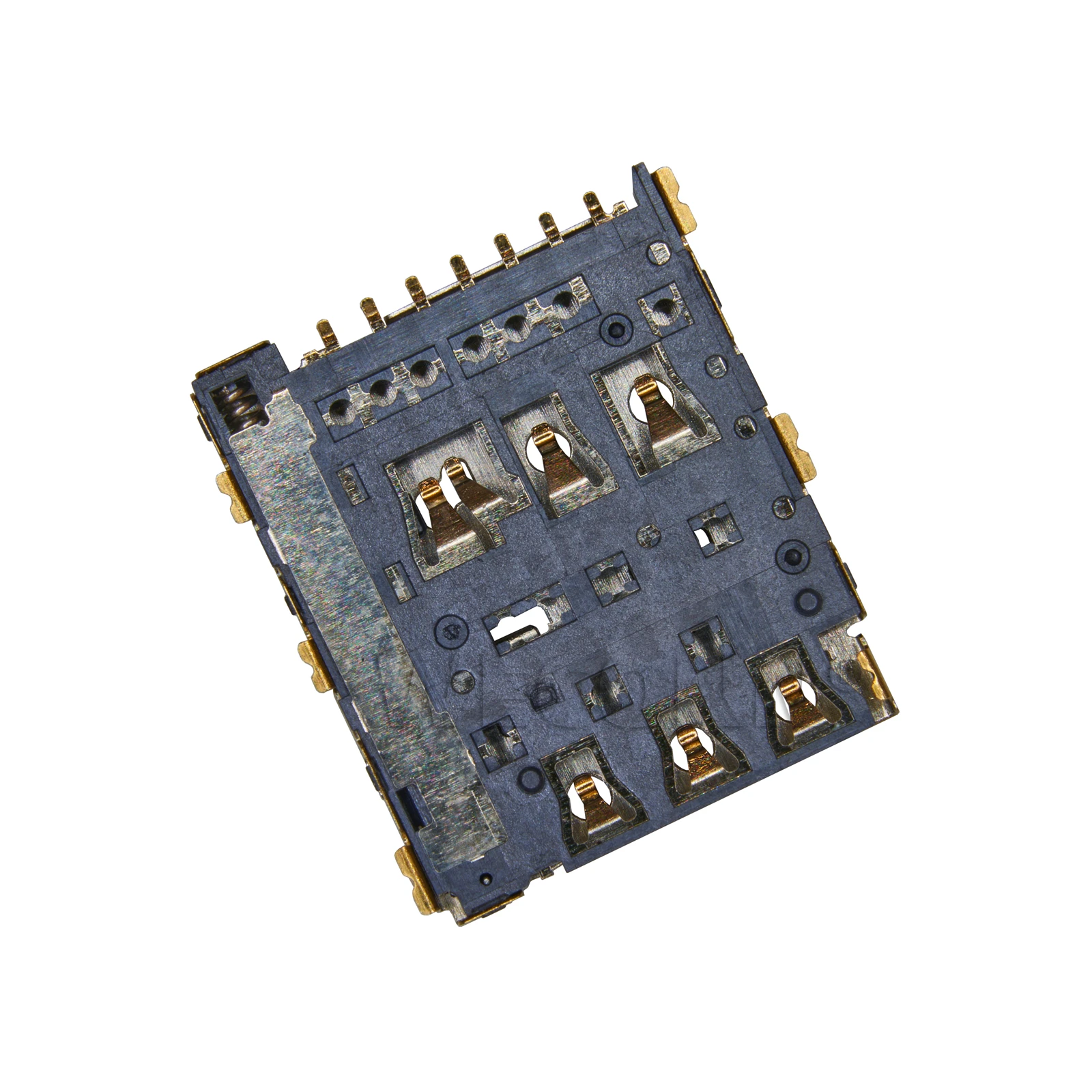 connector manufacturer 1.24H self-elastic type 7pin with detect nano sim card connector KP13B-SF-PEJ