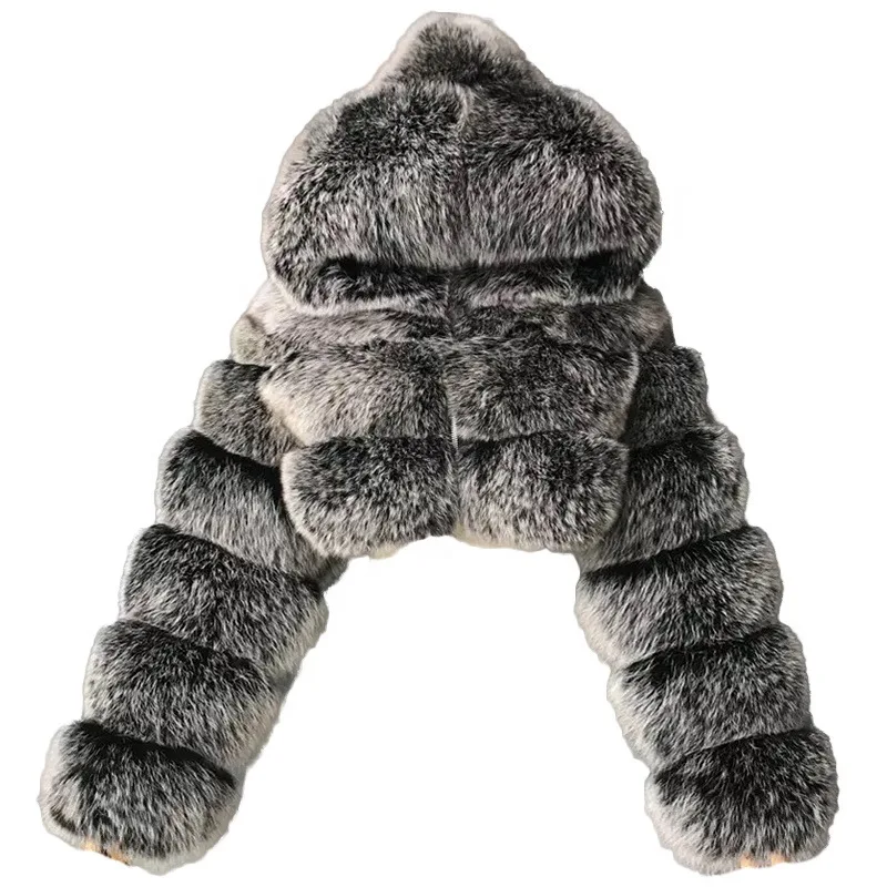 Chinese Factory Price Fashionable Anti Wrinkle Women Faux Fur Coat For Winter