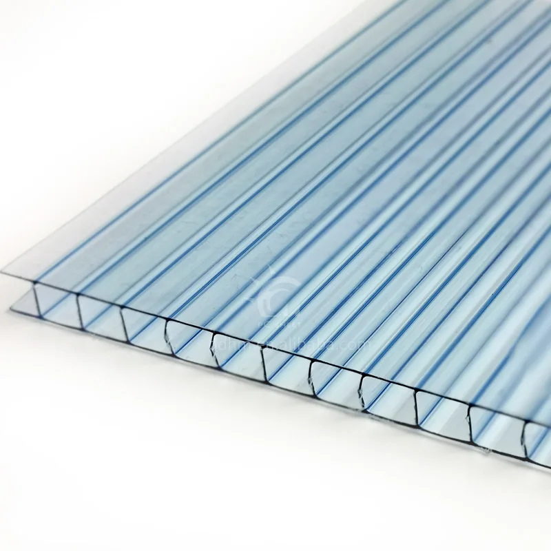 6mm 8mm 10mm different colors twinwall polycarbonate hollow sun sheet