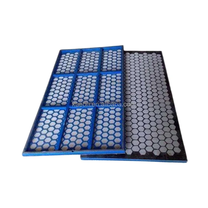 Oil & gas well drilling operation mud cleaner screens