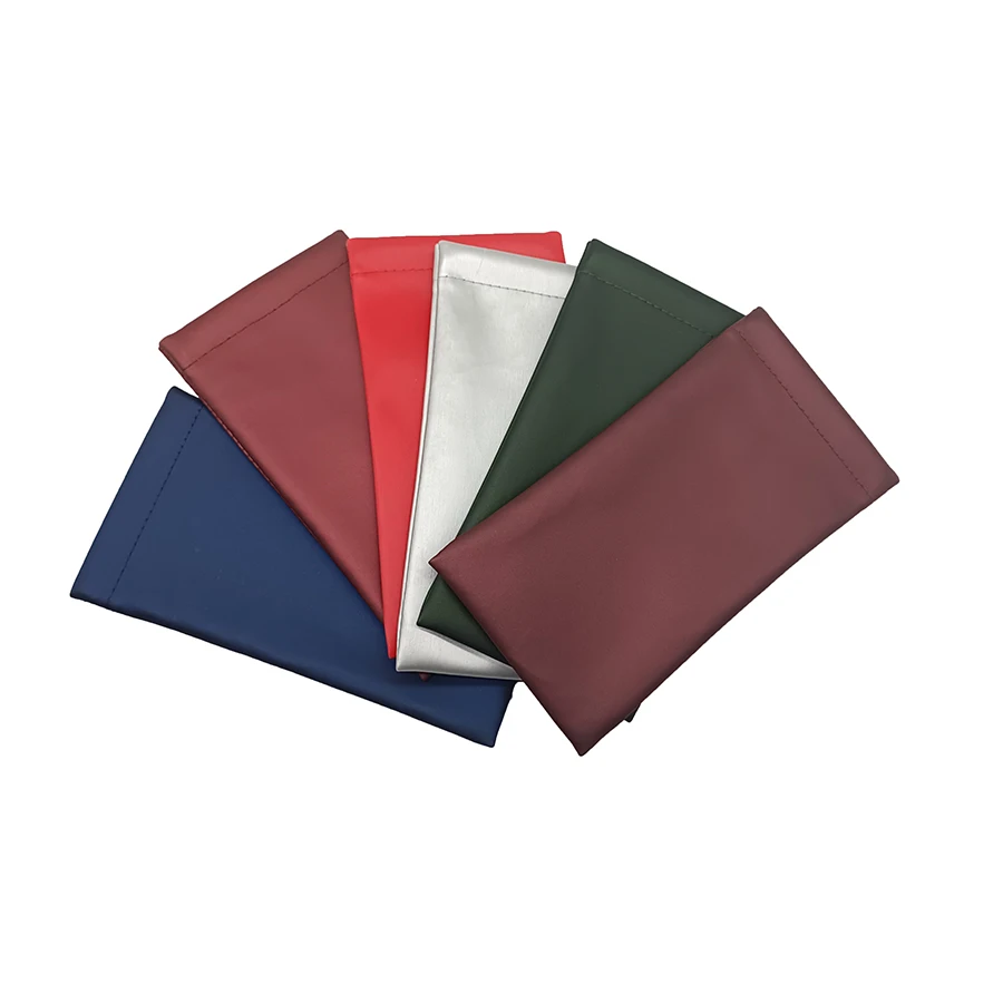 Multicolor Artificial Leather Pu Sunglasses Pouch Glasses Clip Pouch Storage Bag