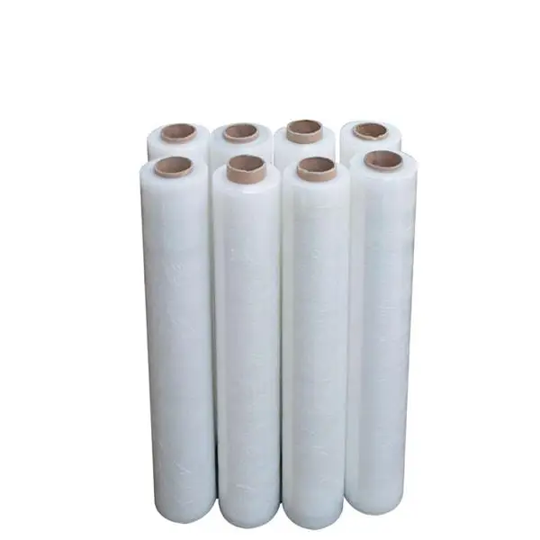 80 Gauge 4 Roll Pallet Wrap Stretch Film Hand Shrink Moving Shrink Wrap