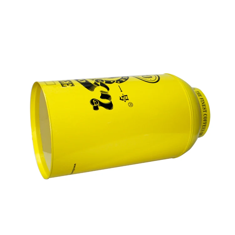 Custom Luxury Big Round Tea Rice Coffee Metal Packaging Canister Box Tin Can Promotion Large Capacity Round Decoration Tin Boxes