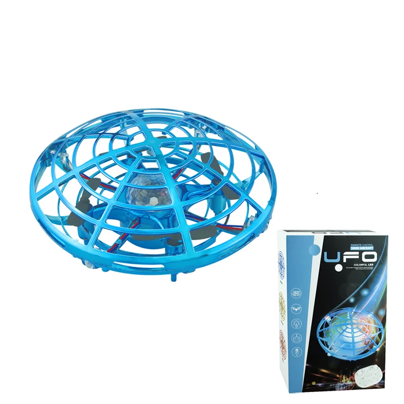anti-collision remote control saucer 3D flips rc UFO with LED light small rc drone Plastic Drones drone mini rc aircraft UAV