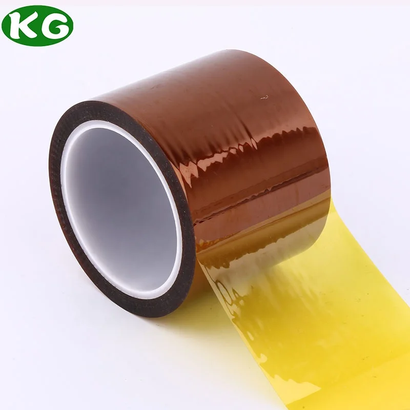 Double Sided Cellophane Esd Amber Film Polyimide Pi Adhesive Heat Resistant Tape
