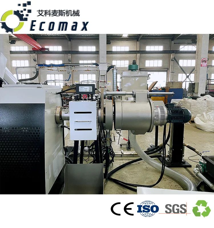 High-Efficiency Plastic Granulator Plant Single-Screw Design BOPP PE LDPE HDPE PP scraps PVC pellets Core Bearing Reprocessing