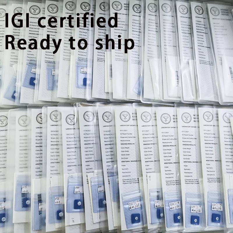 Starsgem pure white DEF VS 0.5ct excellent cut lab grown hpht diamonds