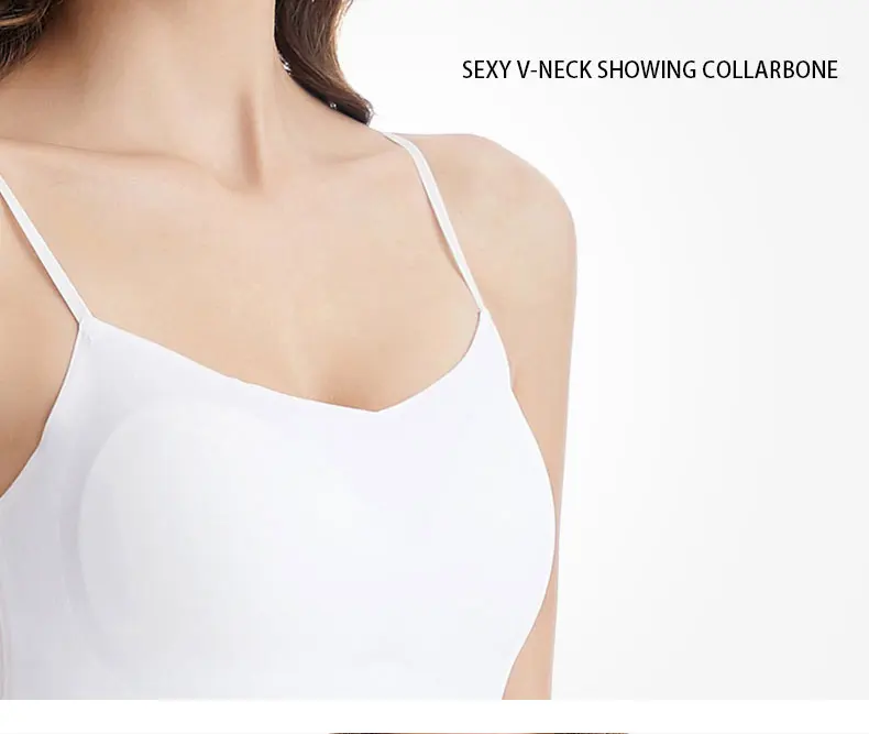 Модный тонкий топ с поясом, женский топ со встроенным бюстгальтером, Удобная майка без стальных колец, нагрудная подкладка