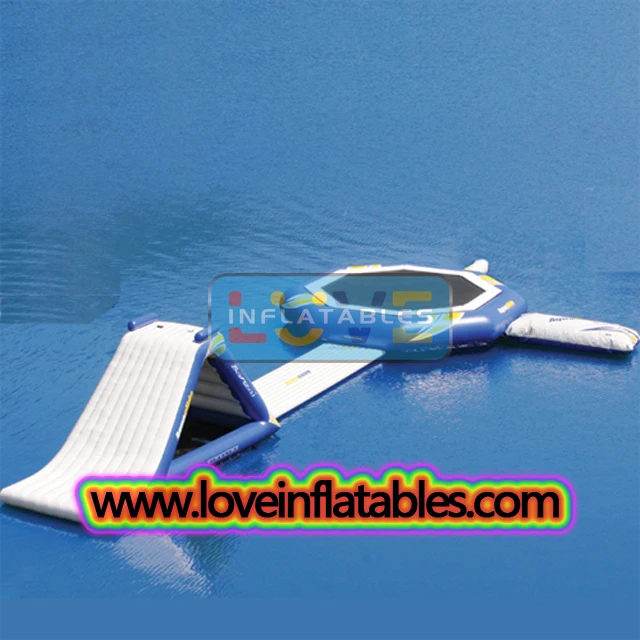 Floating Inflatable Water Play Equipment / Inflatable Water Games Jungle Joe