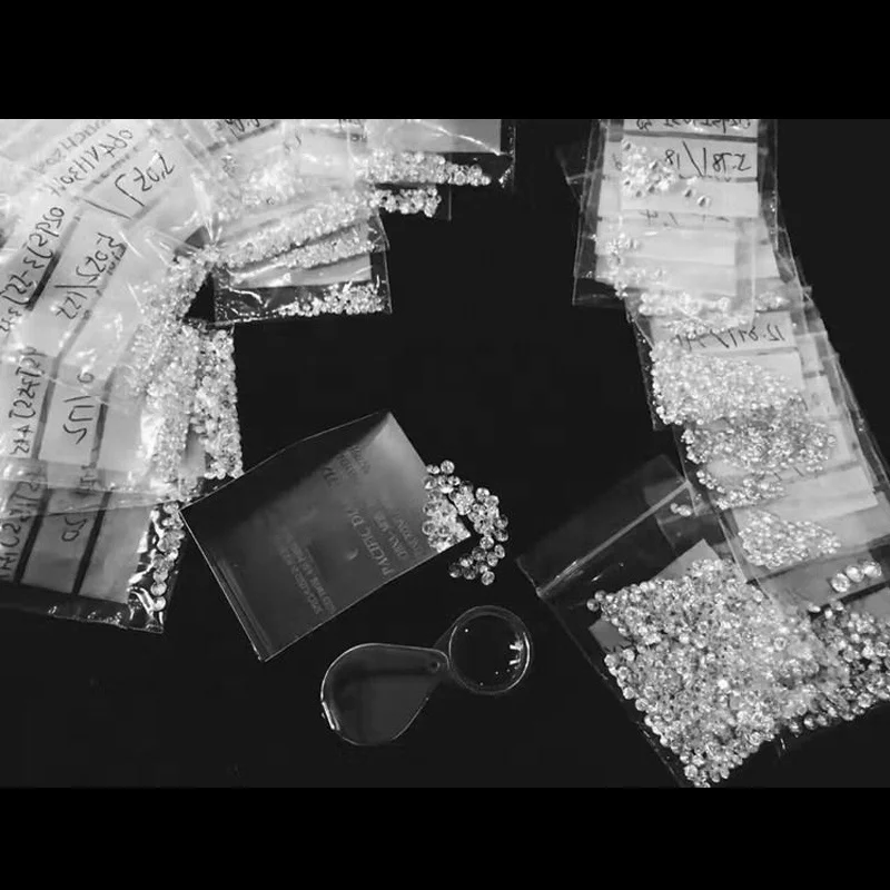 Synthetic Loose Diamonds Lab Grown DEF VS VVS 0.8-2.7mm CVD hpht Fine Jewelry Wholesale 1 Carat Cost Price Real Diamond Jewelry