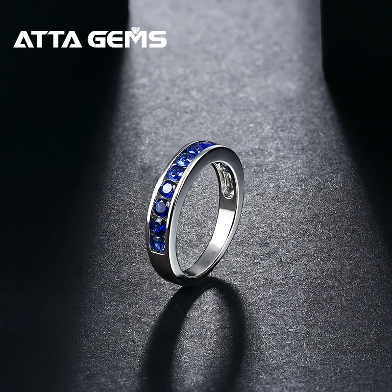 Blue Sapphire Ring Ruby Green Ring100% 925 Sterling Silver Engagement Women Wedding Blue Sapphire Rings Party Gifts Fine Jewelry