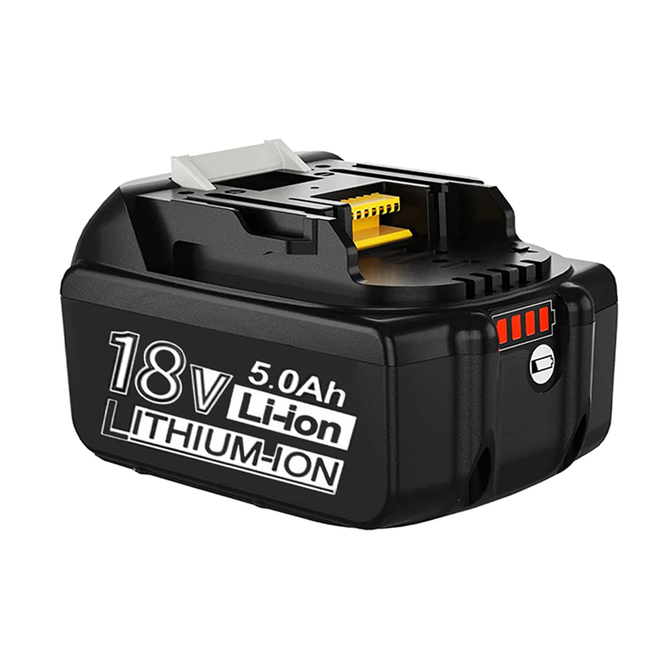 Литий-ионная перезаряжаемая батарея для электроинструментов Замена батареи Makita оригинальный комплект аккумулятор BL1840 BL1830 BL1850 BL1860