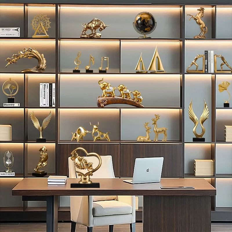 Hot selling High-end wine cabinet decorations sideboard decorations living room creative home accessories indoor soft decoration