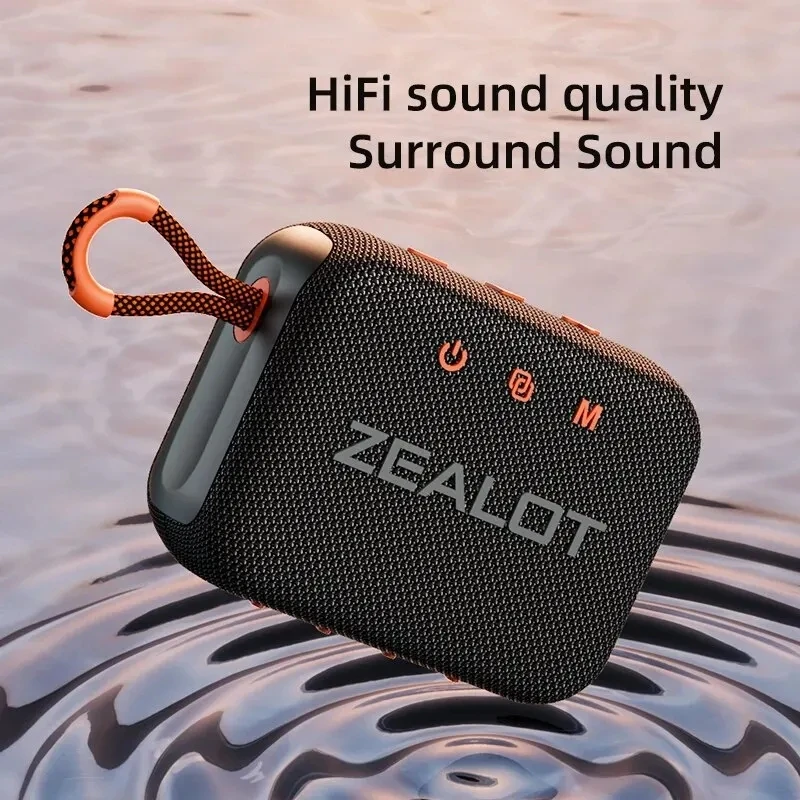 2024 Zealot S75 Outdoor Sports Waterproof Portable Subwoofer Wireless mini blue tooth Speakers backpack speaker with led light