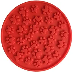 Slow Dispensing Treater  Dog Bath Distraction Device Dog Peanut Butter Lick Mat Pad for Pet Bathing Grooming and Dog Training