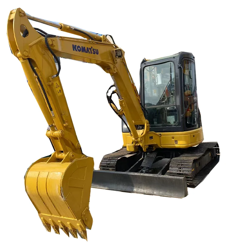 JUEFU used mini excavators small digging machine Komatsu  pc55 pc56 mini digger Hydraulic Crawler Excavator