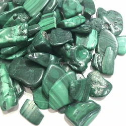 Wholesale Semi Precious Stone Malachite Tumbled Stone Crystal Stone