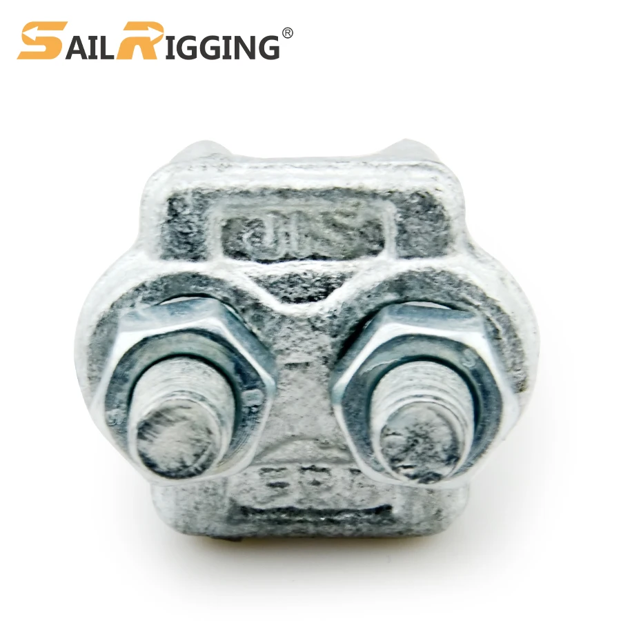 JIS Wire Rope Clip Drop Forged U Bolt Clip Steel Cable Clamp Wire Rope Grips Clamp For Wire Cable 12mm 16mm 18mm 20mm