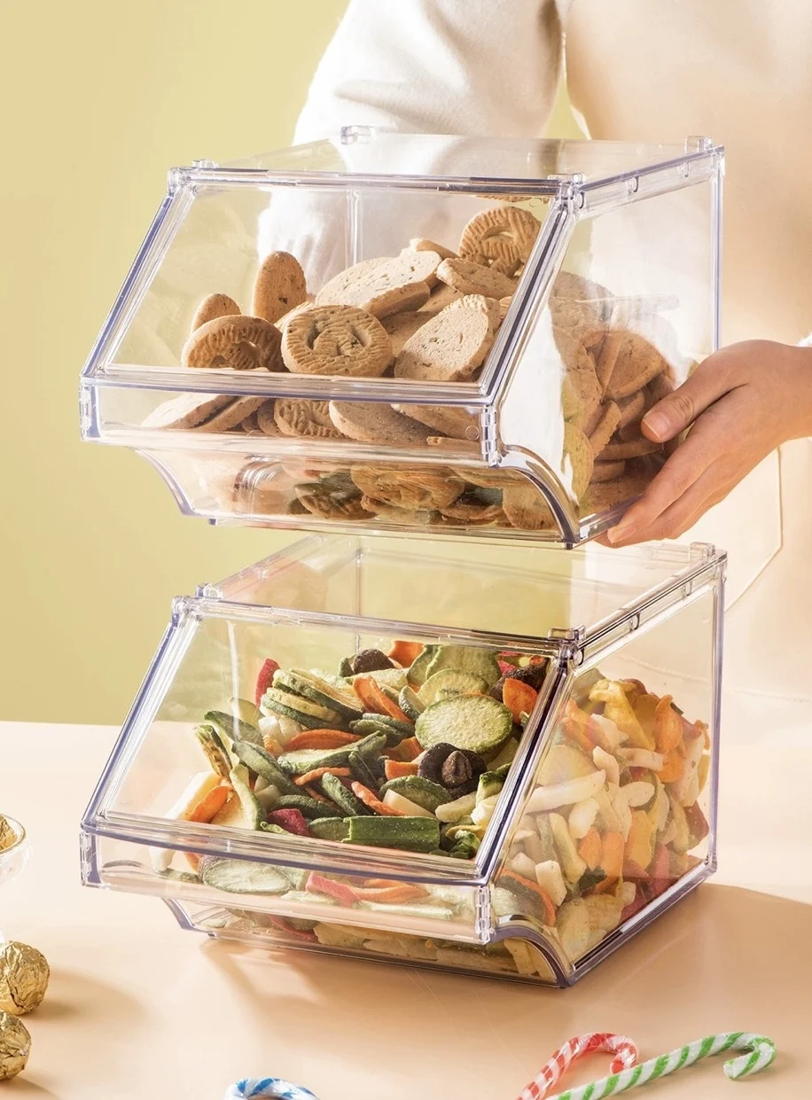 retail acrylic candy bins display/  candy nut dispensers/ counter top acrylic candy bins