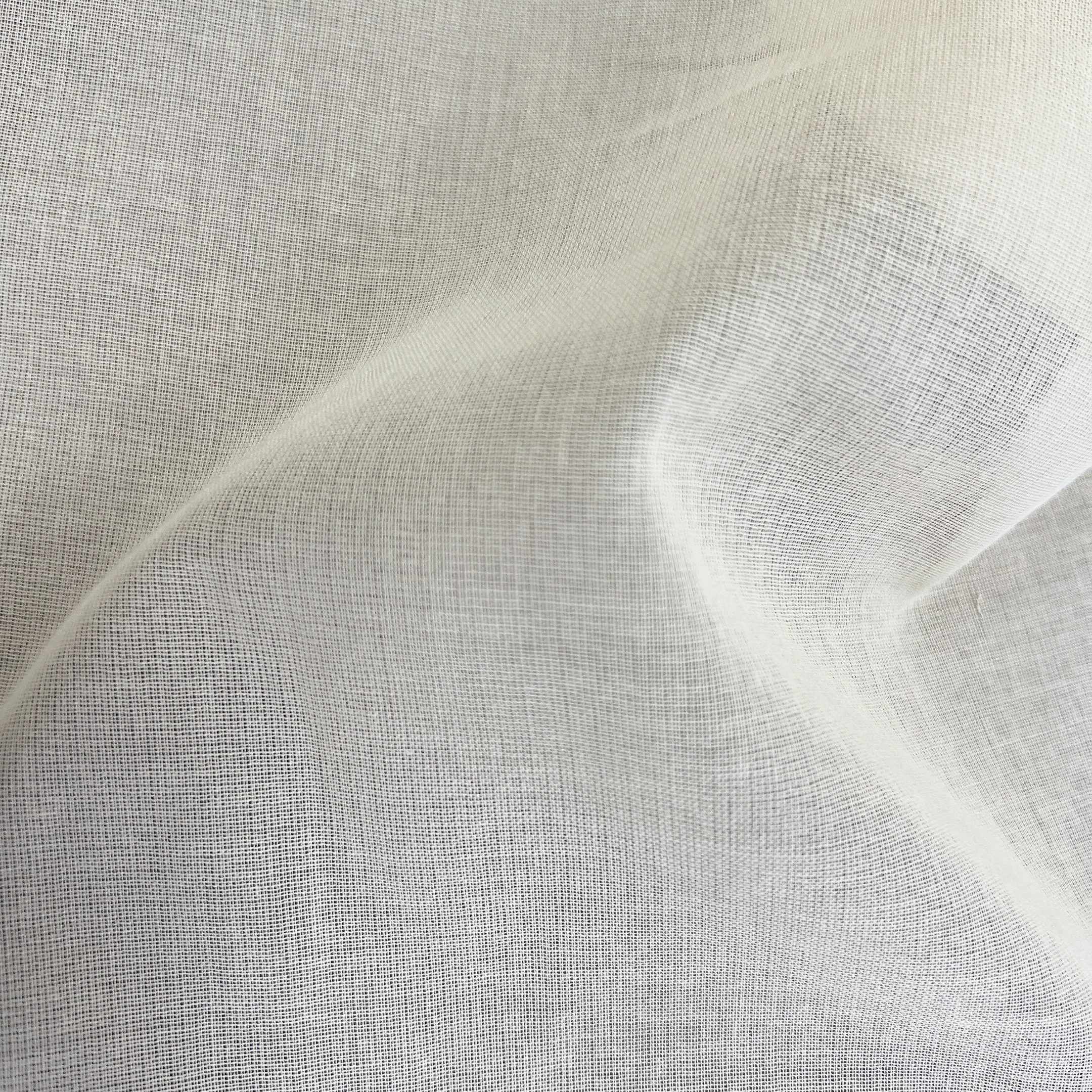 Solid Tulle Plain Dyed 60GSM 100%Cotton Gauze Fabric For Clothes