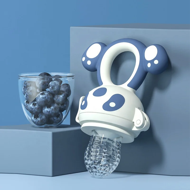 Customize Baby Pacifier With Cover BPA Free Fruit Feeder Pacifier Feeding Bottle Luxury Pacifier Clip Infant Fruit Teething Toy