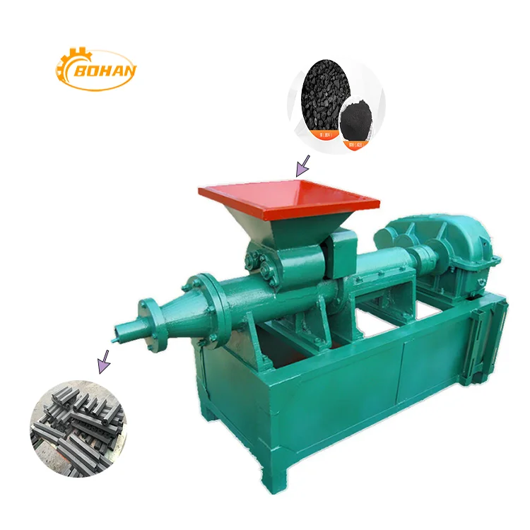 Flower shaped carbon powder rod forming machine, charcoal particle forming machine exported at a low price
