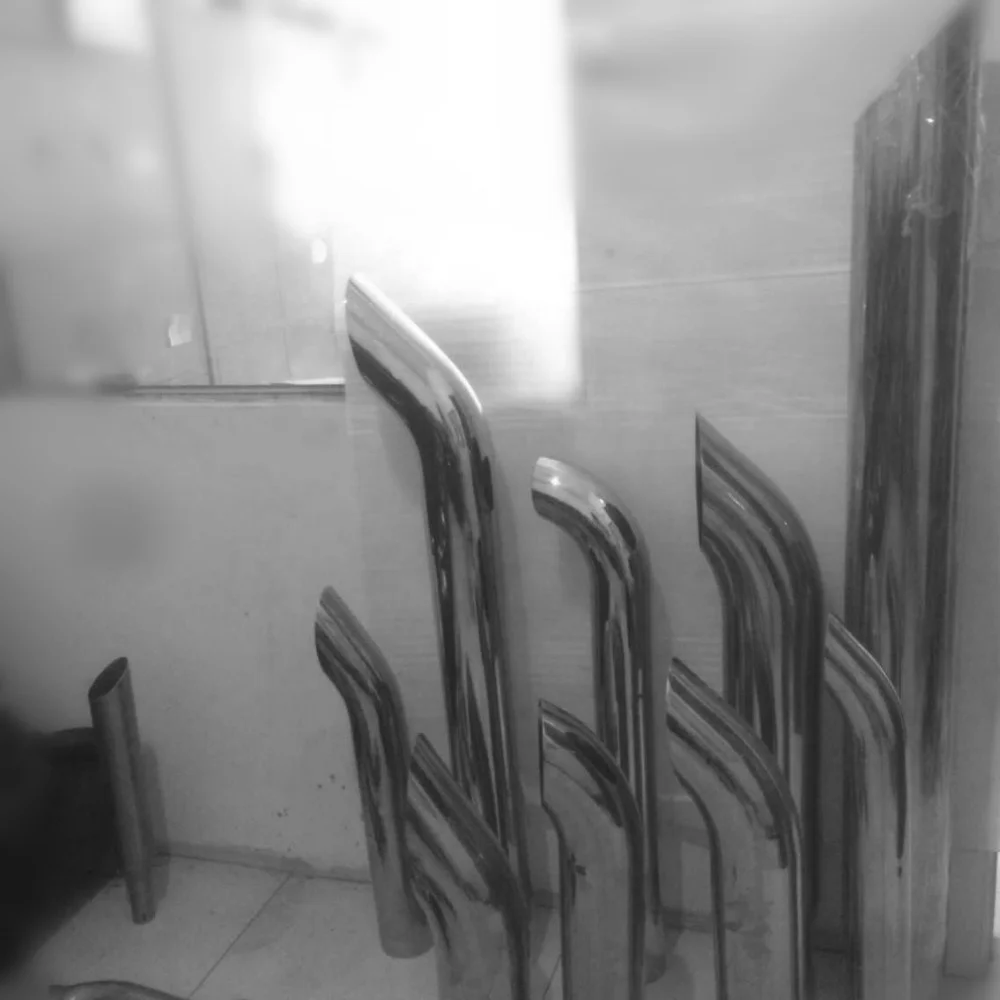 Stainless steel Cut Style Diesel Truck Exhaust Pipe Chrome Stack