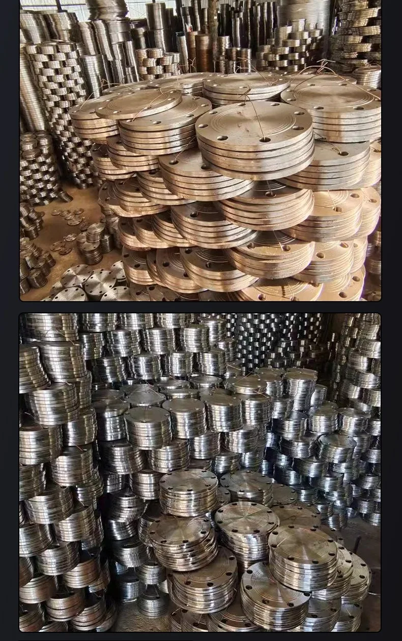 Carbon steel flange blind plate custom welded non-standard plug stainless steel pipe forging flange cover 10 kg