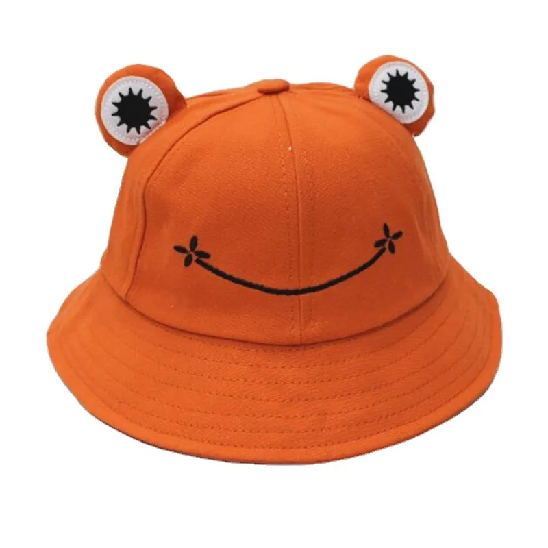 Frog lovely sunbonnet children personality big eyes bucket hat