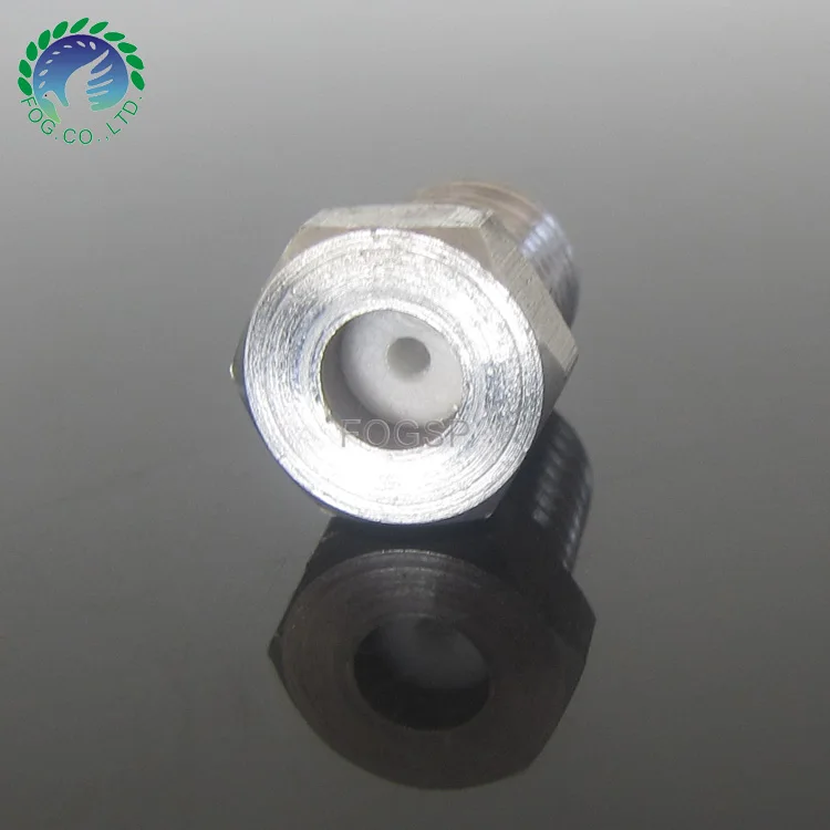 High Pressure ceramic inserted solid stream spraying nozzle