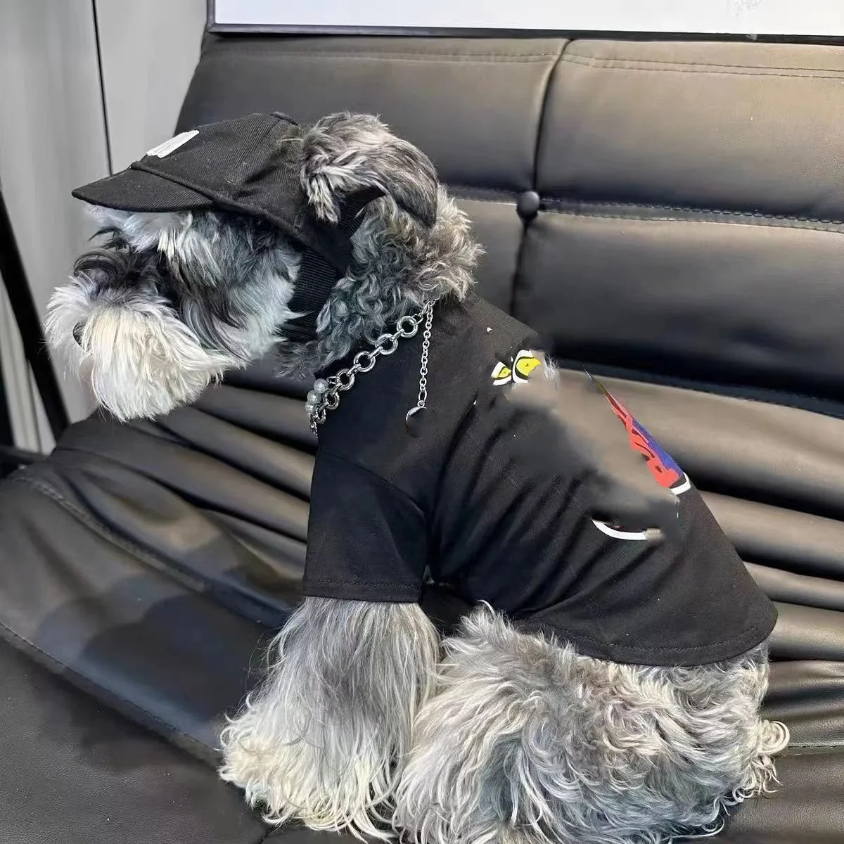 Wholesale spot luxury pattern dog clothing summer thin tank top pet clothing
