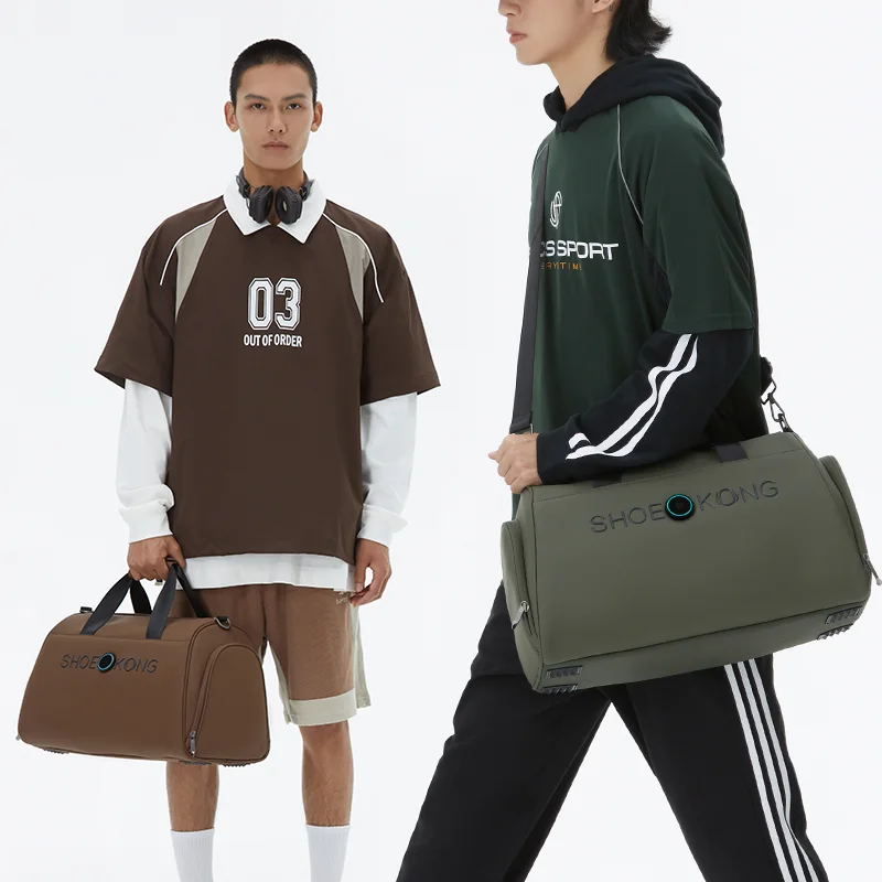 Tohugs Unisex Bicycle Motorcycle Travel fashion Outdoor Sports Dry Wet Separation Waterproof PU Zipper shoes bag Sterilization