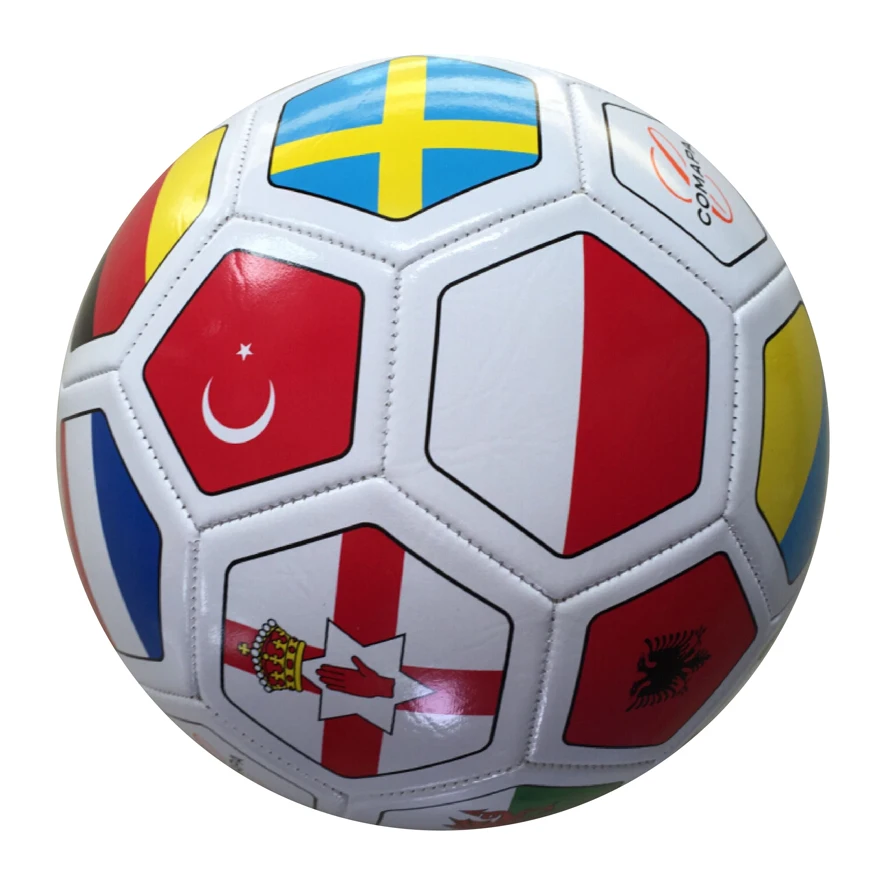 Football Cheap Price Machine Stitched Promotional Flag Soccer Ball