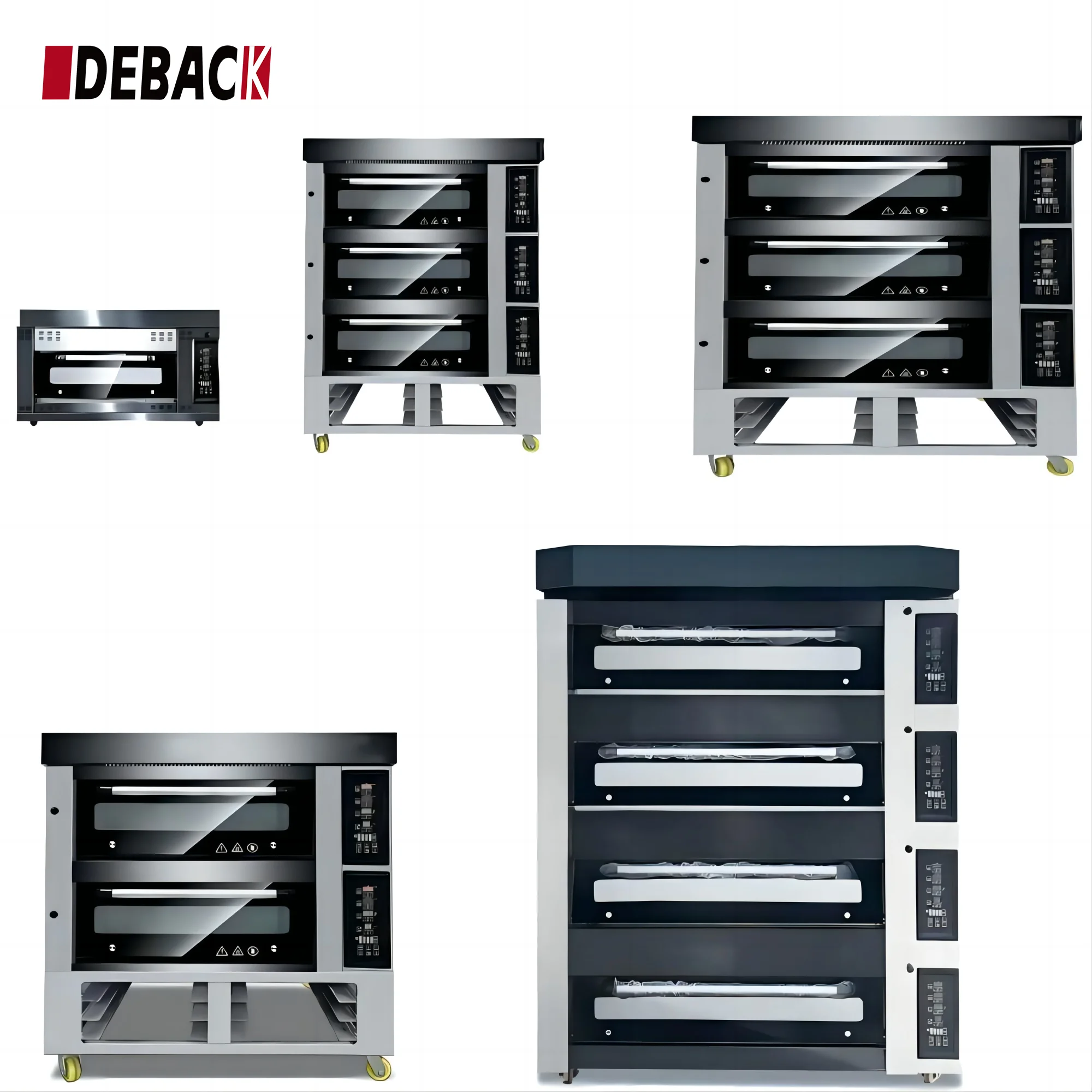 Factory Outlet Customized 1 2 3 4 Deck Baking Oven New Specifications Competitive Price Triple 10 Trays for Sale